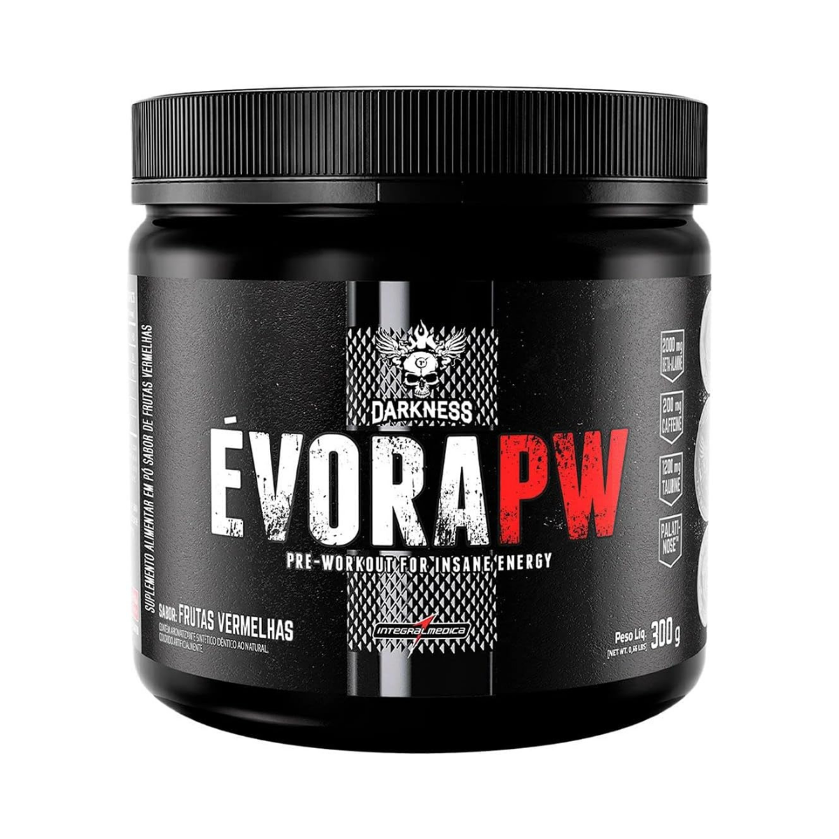 Pre Treino Evora PW Frutas Vermelhas Darkness 300g