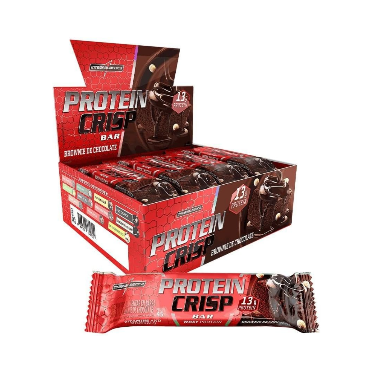 BARRA PROTEINA CRISP BAR BROWNIE DE CHOCOL