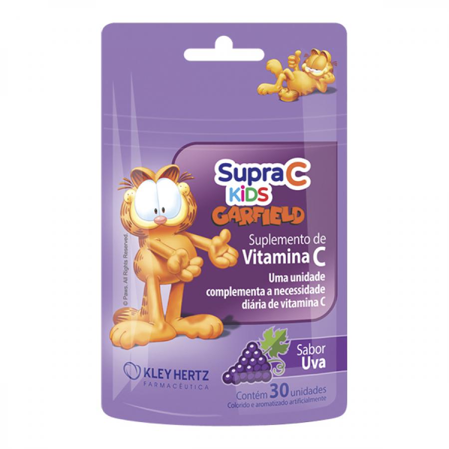 Supra C Kids Sabor Uva com 30 Gomas