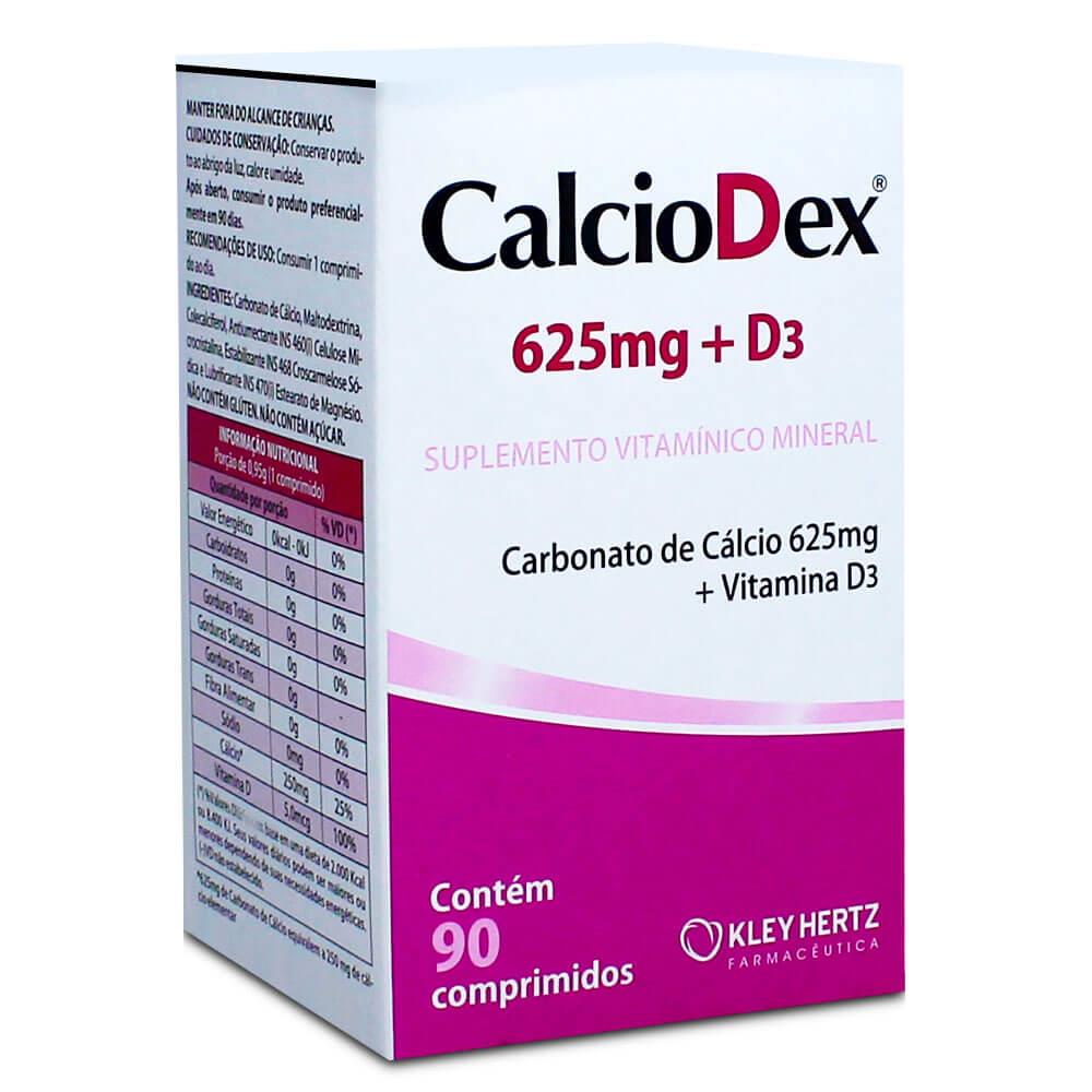Calciodex 625mg + D3 90 Comprimidos