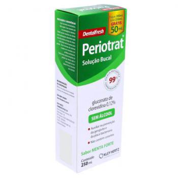 Solução Bucal Periotrat Sem Álcool Sabor Menta Forte 250ml