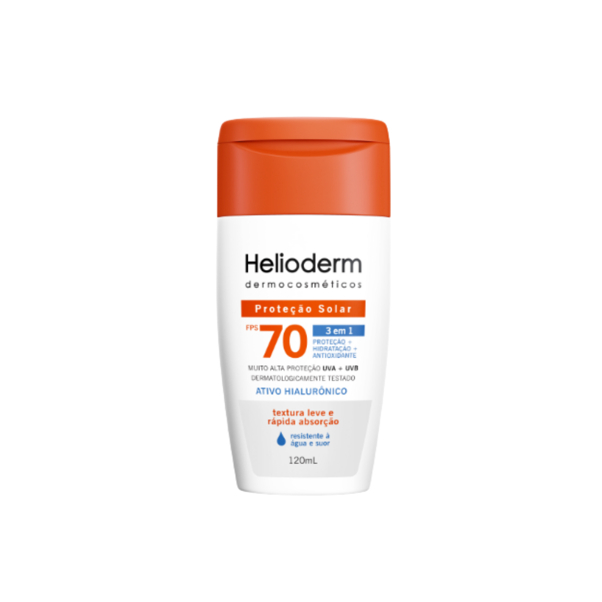 Protetor Solar Helioderm Corporal Fps 70 120Ml
