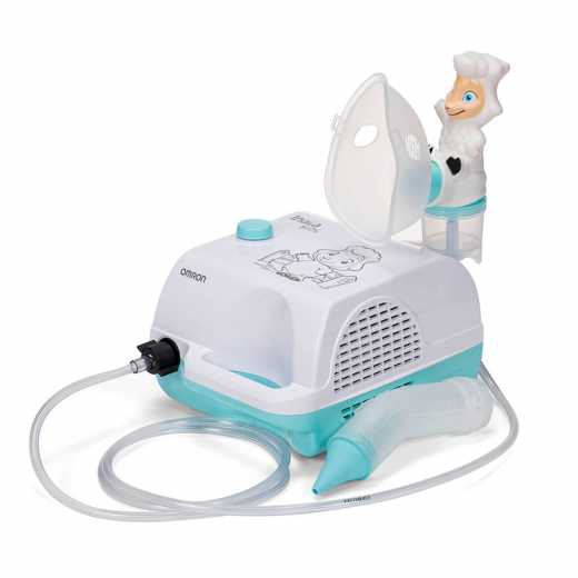 Inalador Compressor e Aspirador Nasal Omron Inalakids NE-C70