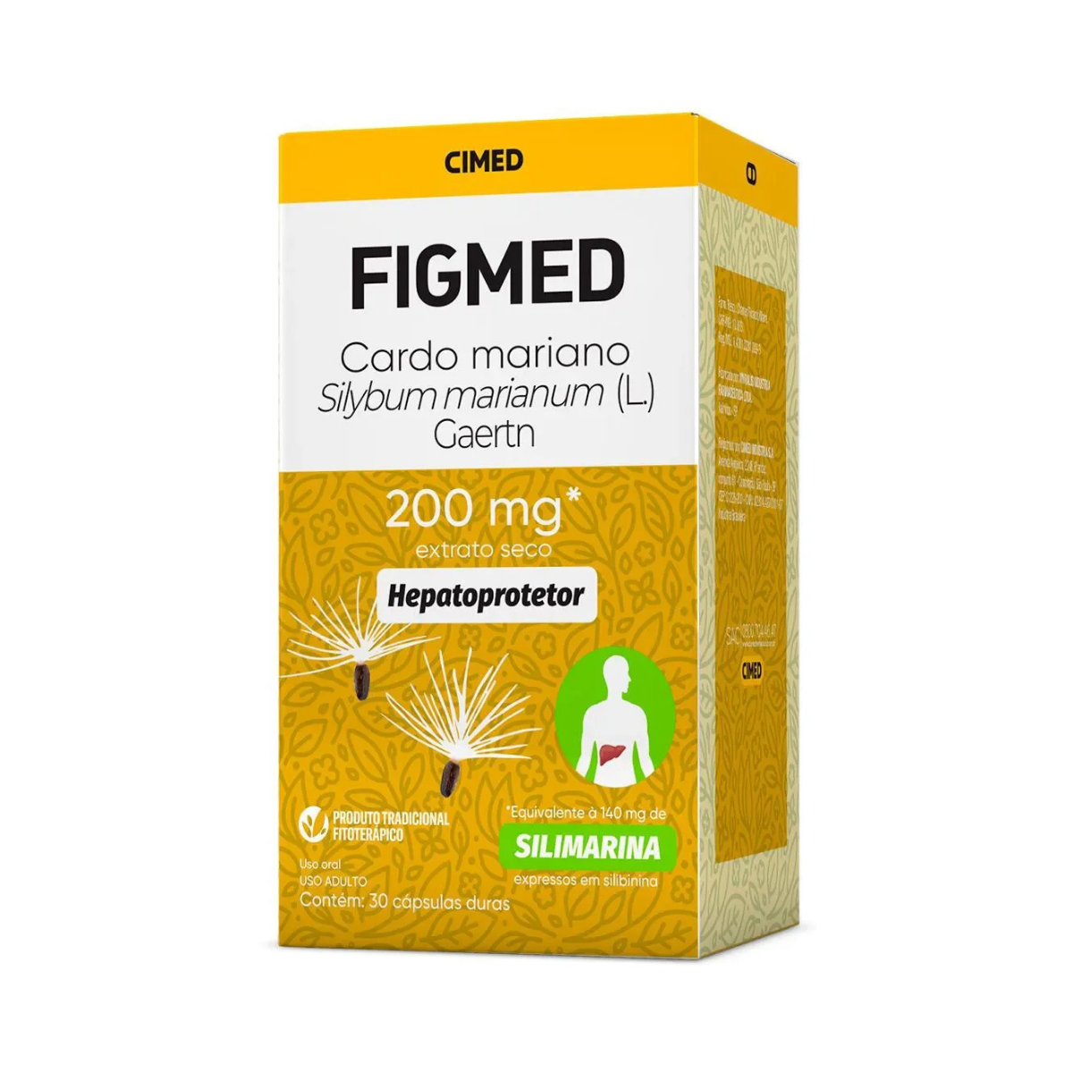 Figmed Cardo Mariano 200mg 30 Cápsulas