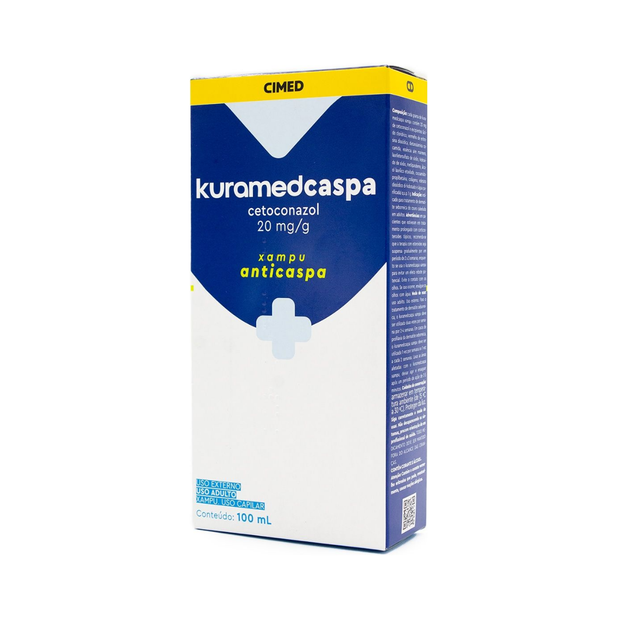 Shampoo Anticaspa Kuramed Caspa Cimed 20mg/ml 100ml