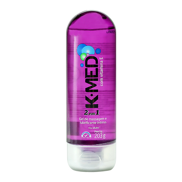 Lubrificante intimo K-Med 2 em 1 - 1 unidade com 200mL