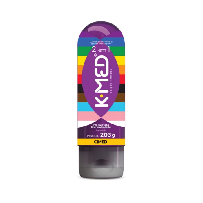 Lubrificante Intimo K-Med Lgbtqia 2 Em 1 Gel  203G