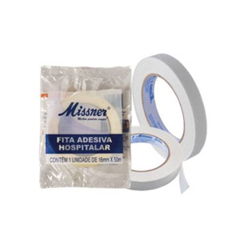 Fita Adesiva Hospitalar Branca 16mm X 50m Missner