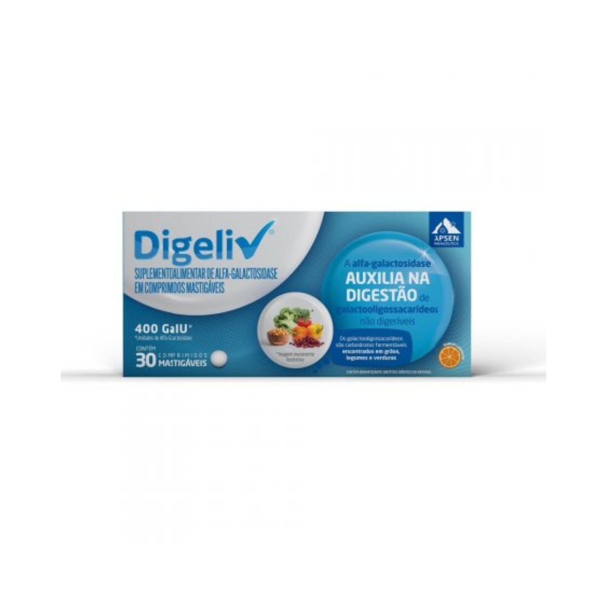 Digeliv 400GalU 30 Comprimidos