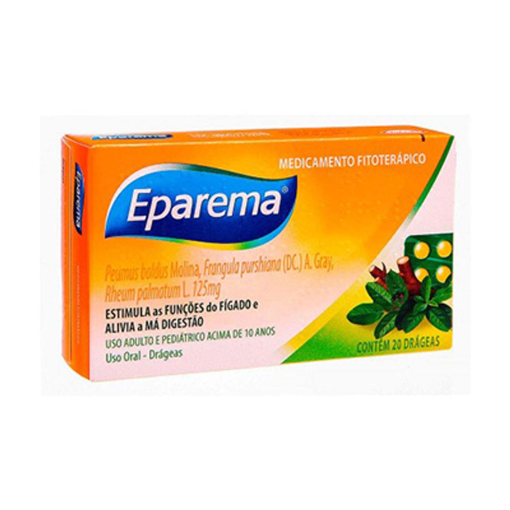 Eparema com 20 drageas