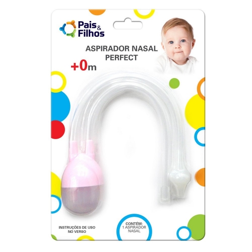 Aspirador Nasal Pais & Filhos Perfect 0+ meses, azul