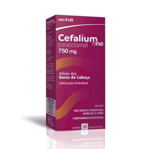 Cefalium One 750mg com 20 comprimidos