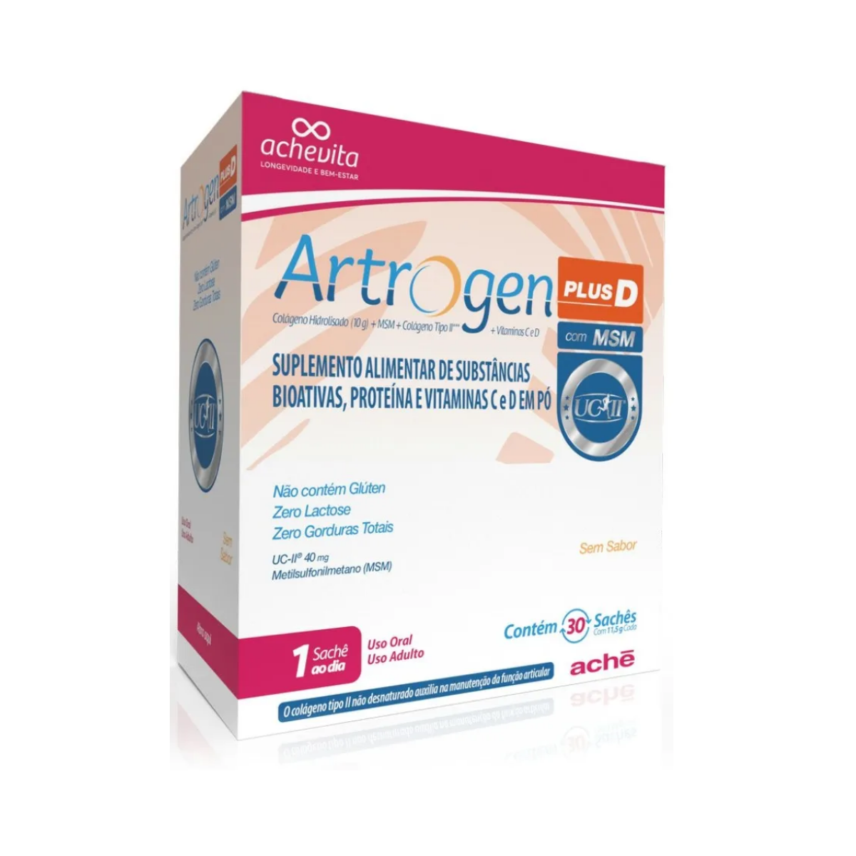 Colageno Tipo Ii Artrogen Plus D Achevita 30 Saches