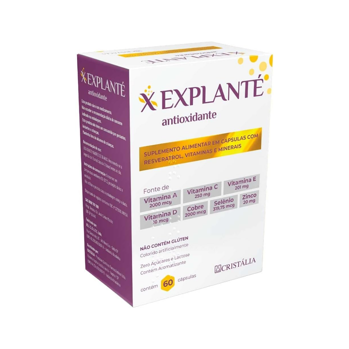 Polivitamínico Explanté Antioxidante 60 Cápsulas