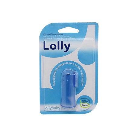 ESCOVA DENTAL LOLLY MASSAGEADORA AZUL REF:7280