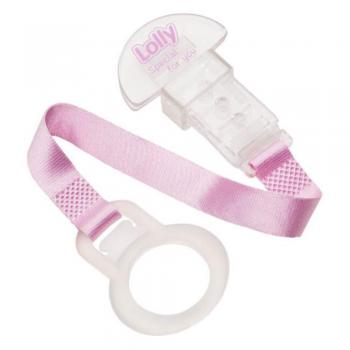Prendedor de Chupeta Lolly Rosa 7075