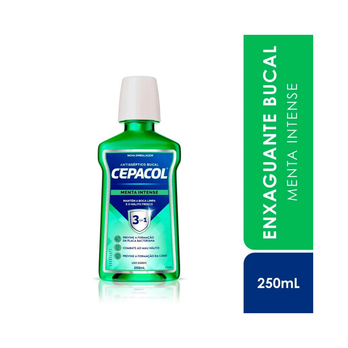 Enxaguante Antisséptico Bucal Cepacol Menta Intense 250Ml