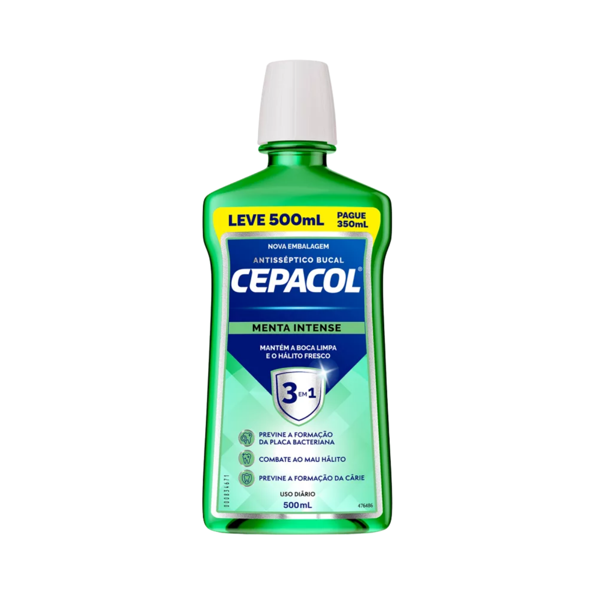 Enxaguante Antisséptico Bucal Cepacol Menta 500ml