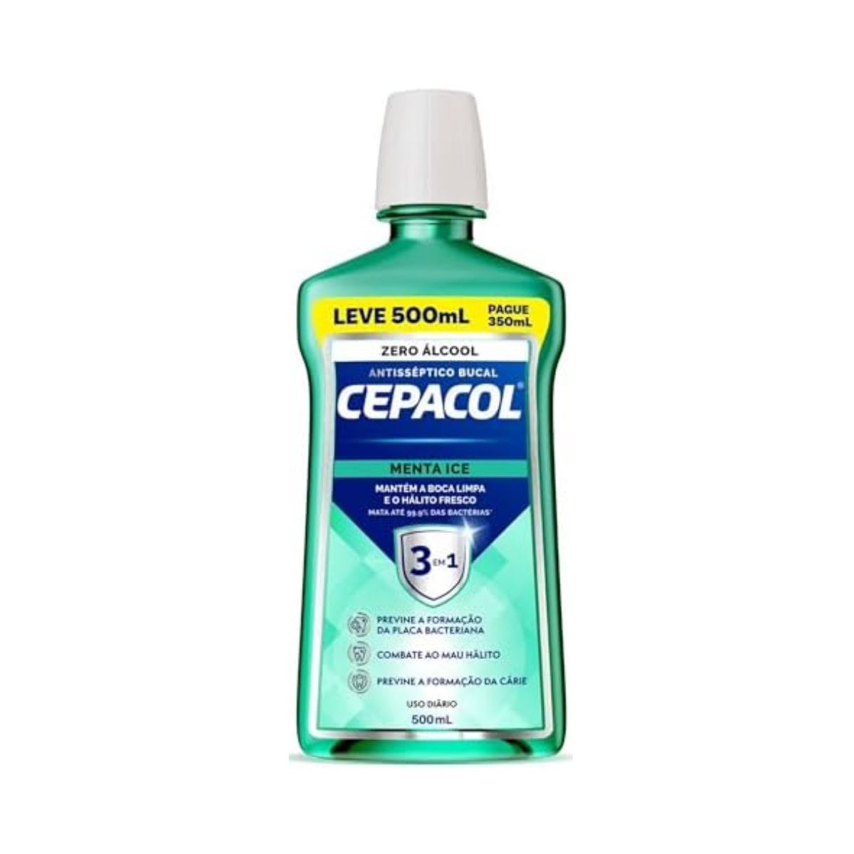 Enxaguante Bucal Menta Ice Sem Álcool Cepacol 500ml