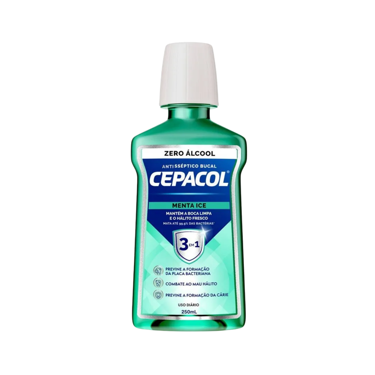 Enxaguante Bucal Zero Álcool Menta Ice Cepacol 250ml