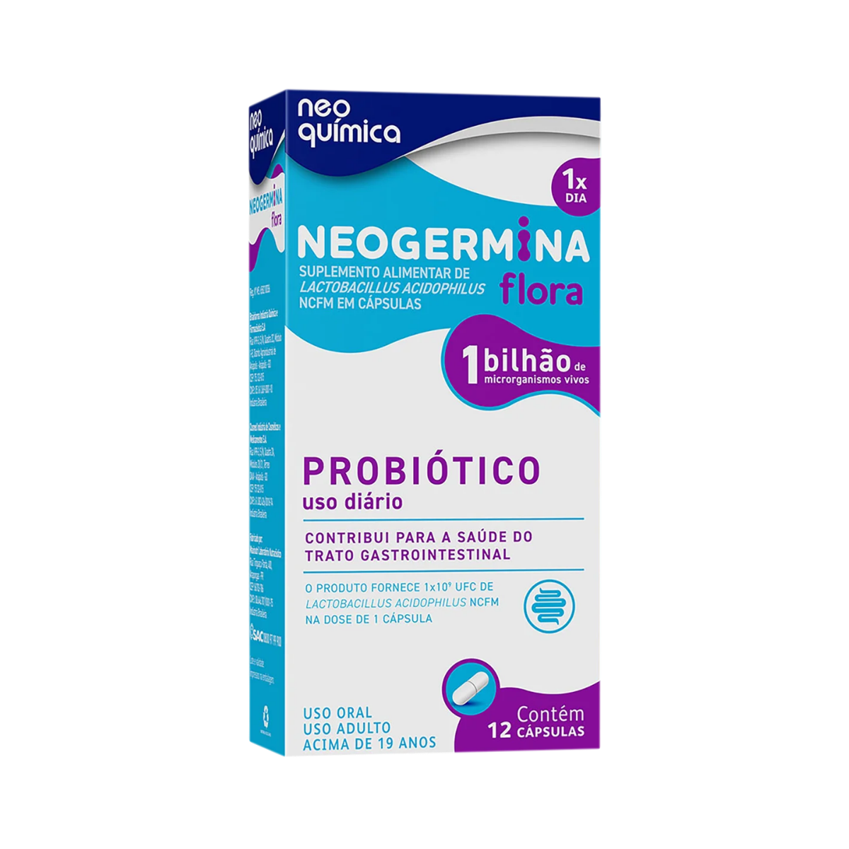 Neogermina Flora 1 Bilhao Neo Quimica 12 Capsulas