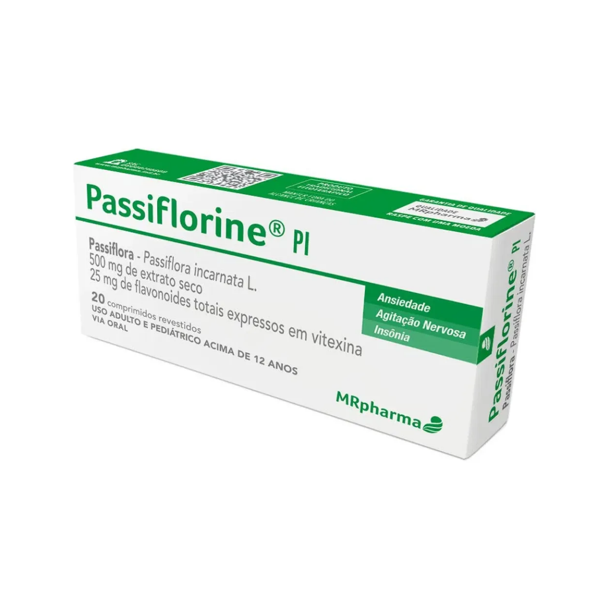 Passiflorine PI 500mg 20 Comprimidos