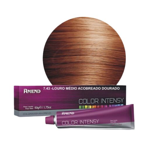 Coloração Louro Medio Acobreado Dourado Amend 50g