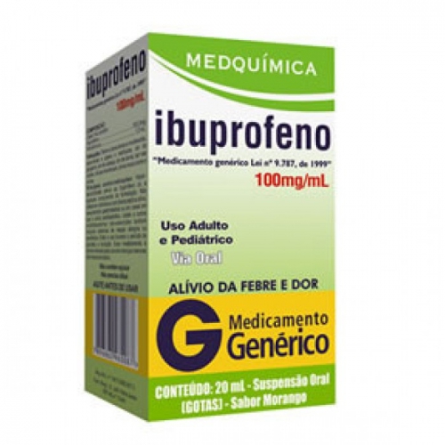 Ibuprofeno 100mg com 20ml