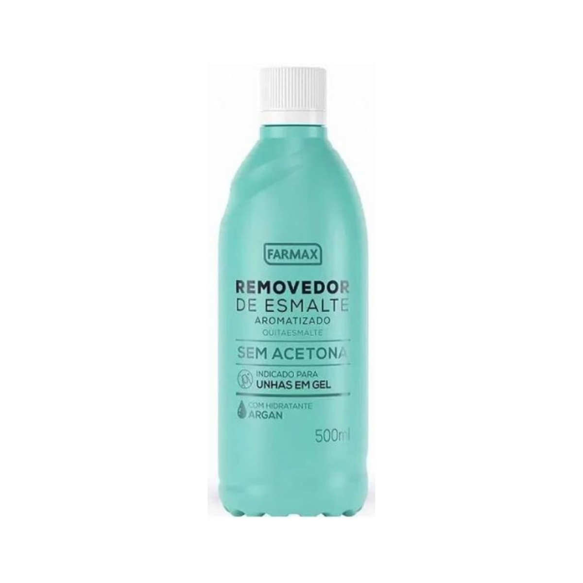 Removedor Sem Acetona Argan 500ml Farmax