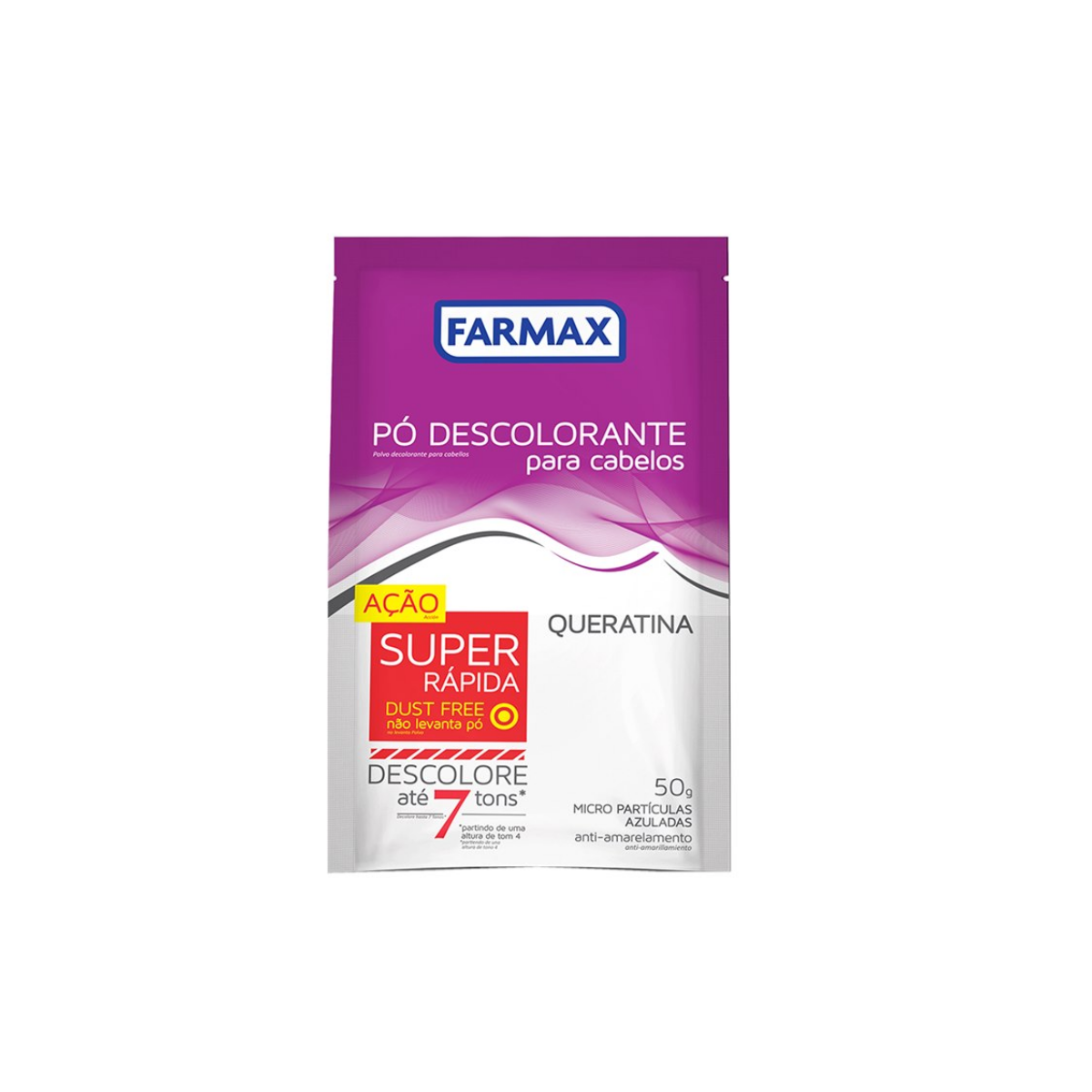 Pó Descolorante Queratina Farmax 50g
