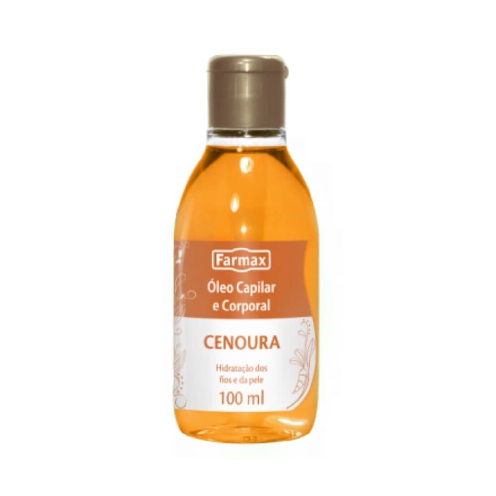 Óleo Capilar e Corporal Farmax Cenoura 100mL