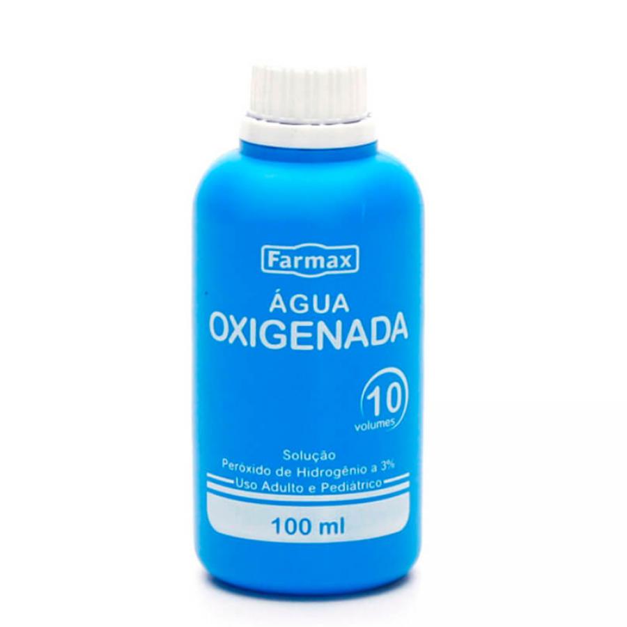 Agua Oxigenada Farmax 10 volumes, frasco com 100mL