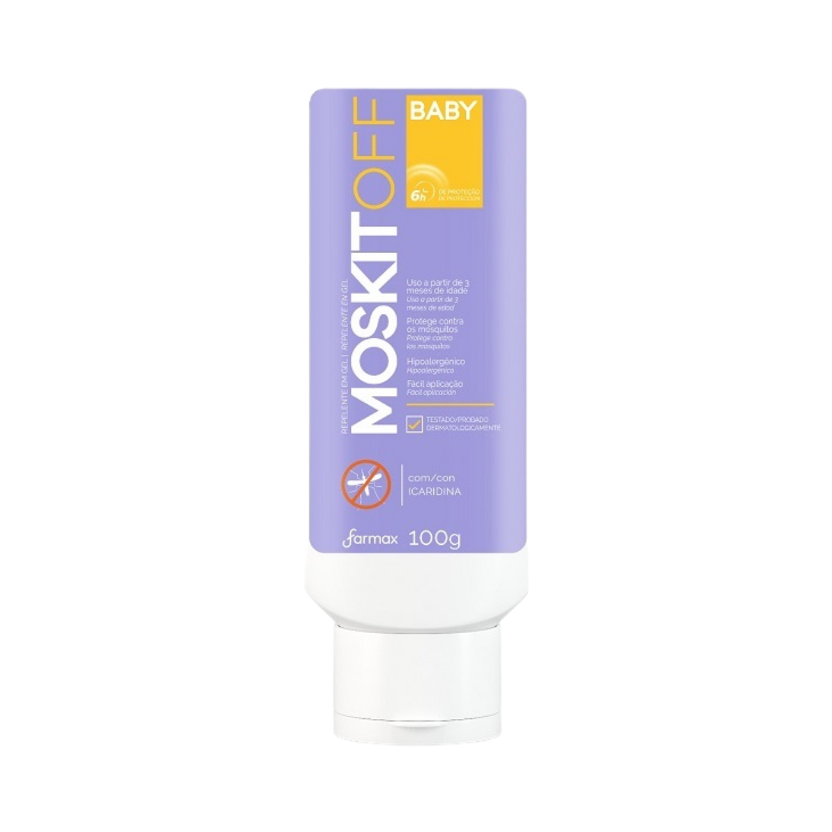 Repelente De Insetos Baby Icaridina Moskitoff Farmax 100g
