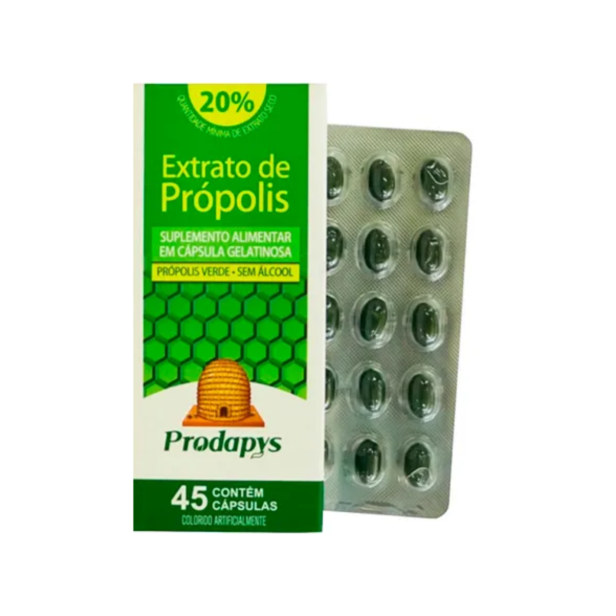 Extrato de Própolis Prodapys caixa com 45 cápsulas