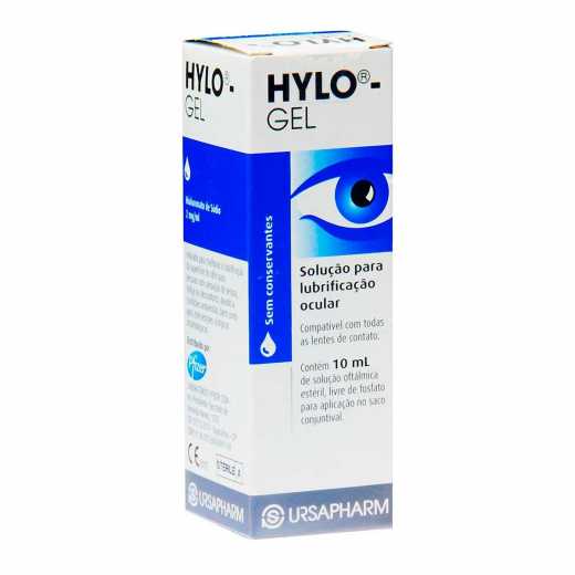 Colirio Lubrificante Hylo-Gel com 10ml