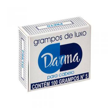 Grampo Darma N5 Preto 100 Unidades