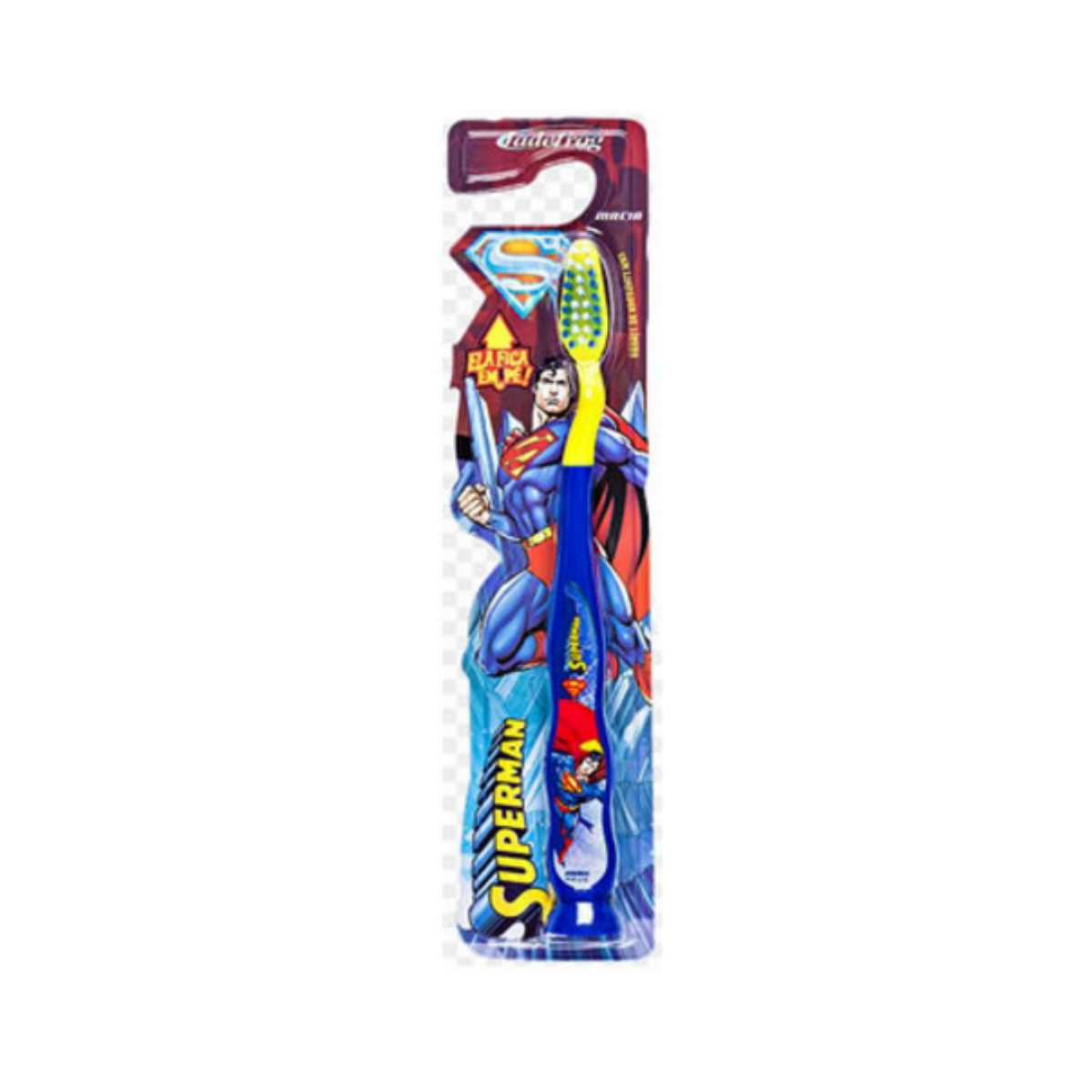Escova Dental Infantil Ventosa Macia Jadefrog Superman