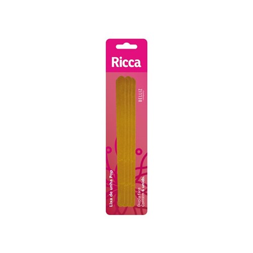 Lixa Unhas Mini Ricca com 6 unidades