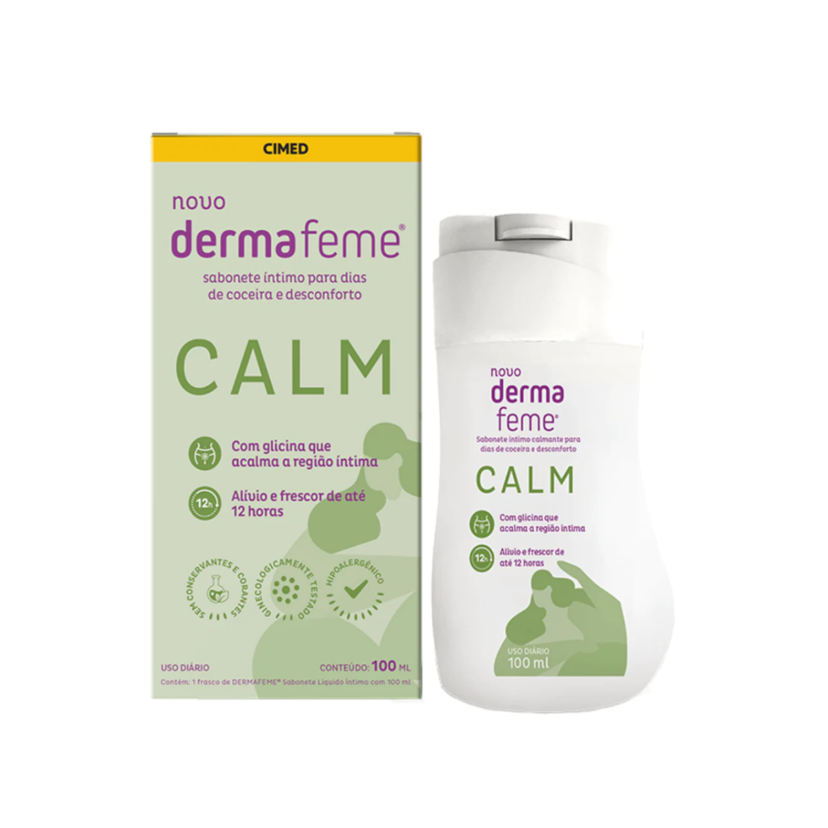 Sabonete Intimo Dermafeme Calm 100Ml