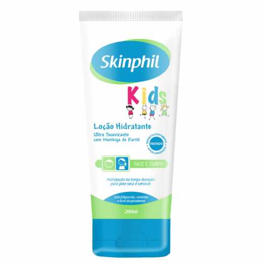 Loção Hidratante Skinphil Kids Manteiga de Karité 200ml
