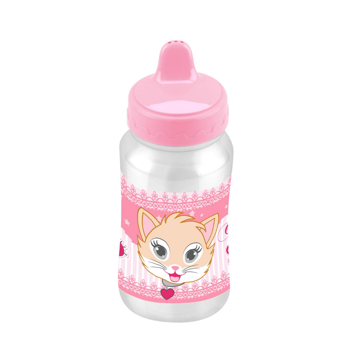 Copo Com Valvula Cherie Rosa Petita 270ml