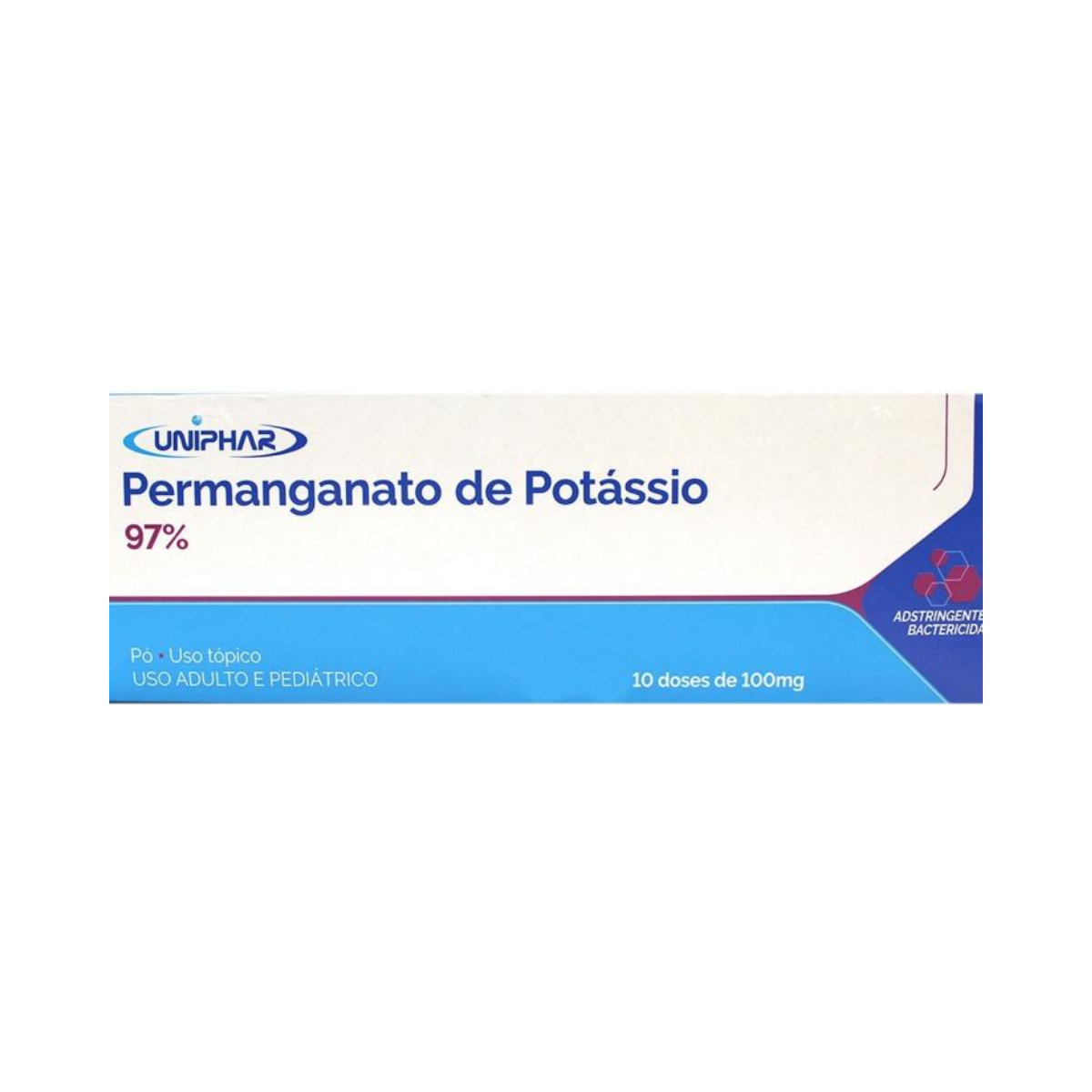 Permanganato De Potássio Po Uniphar 100Mg 30 Unidades