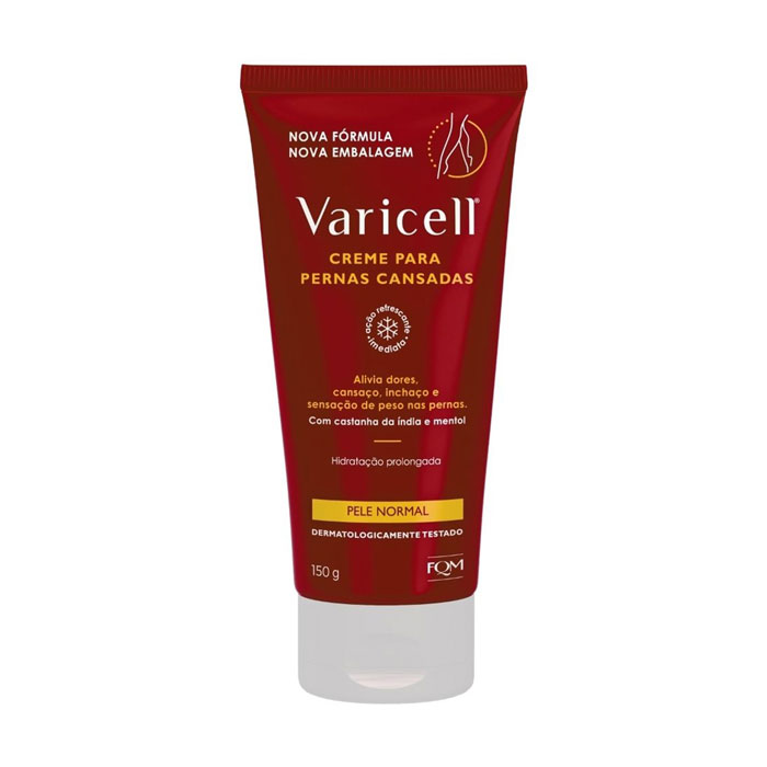 Creme Para Pernas Cansadas Pele Normal Varicell 150g