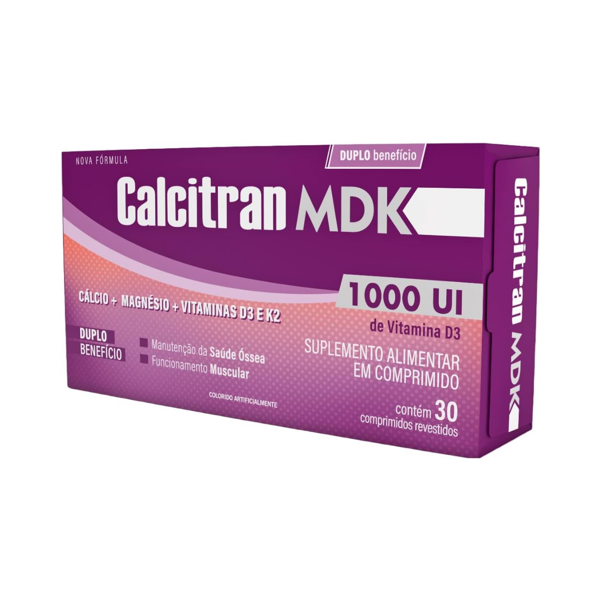Calcio Calcitran MDK 1000UI 30 Comprimidos