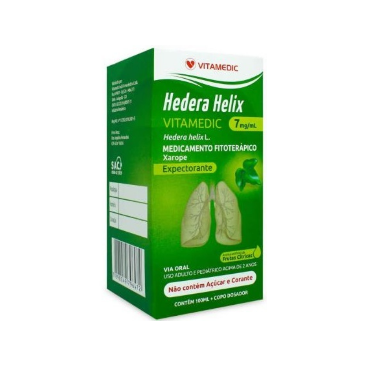 Hedera Helix Xarope Vitamedic 7mg/ml 100ml