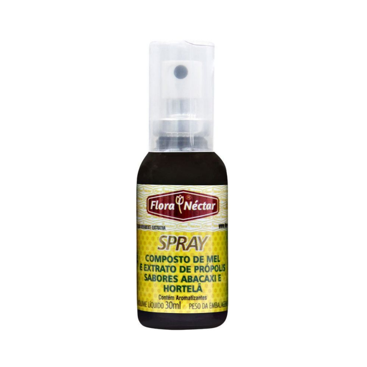 Spray Composto de Mel e Própolis Flora Néctar abacaxi e hortelã com 30mL