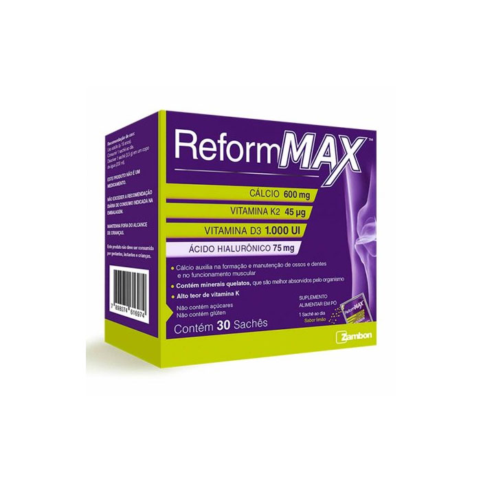 Suplemento Alimentar em Pó ReformMax 30 Sachês