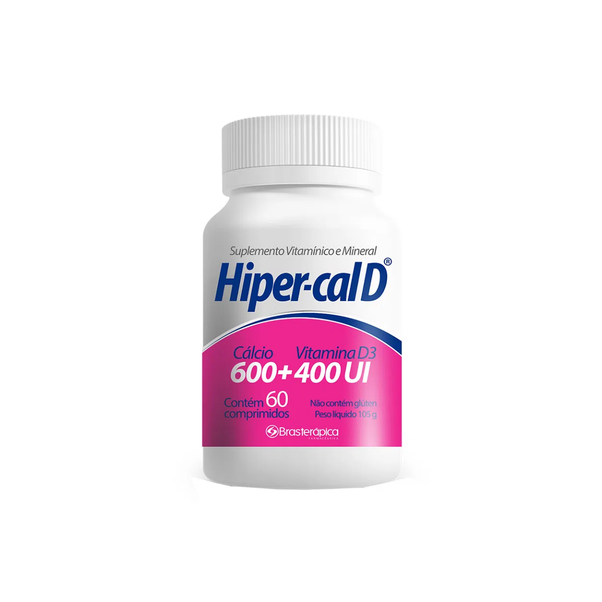 Hiper-Cal D 600mg + 400ui 60 Comprimidos