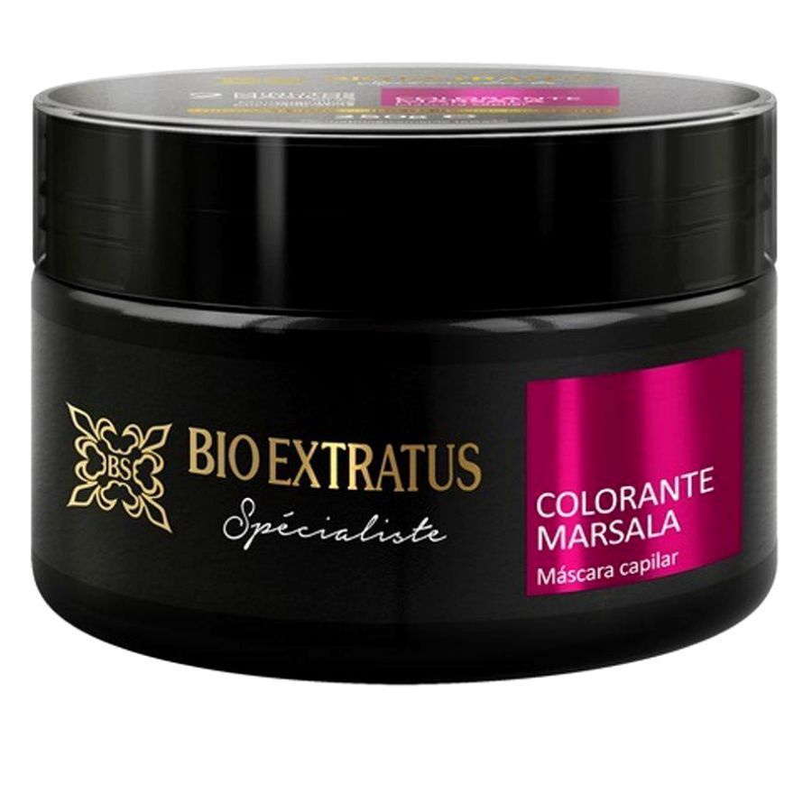 Mascara Capilar Colorante Marsala 2 Minutos Magicos Bio Extratus 250g