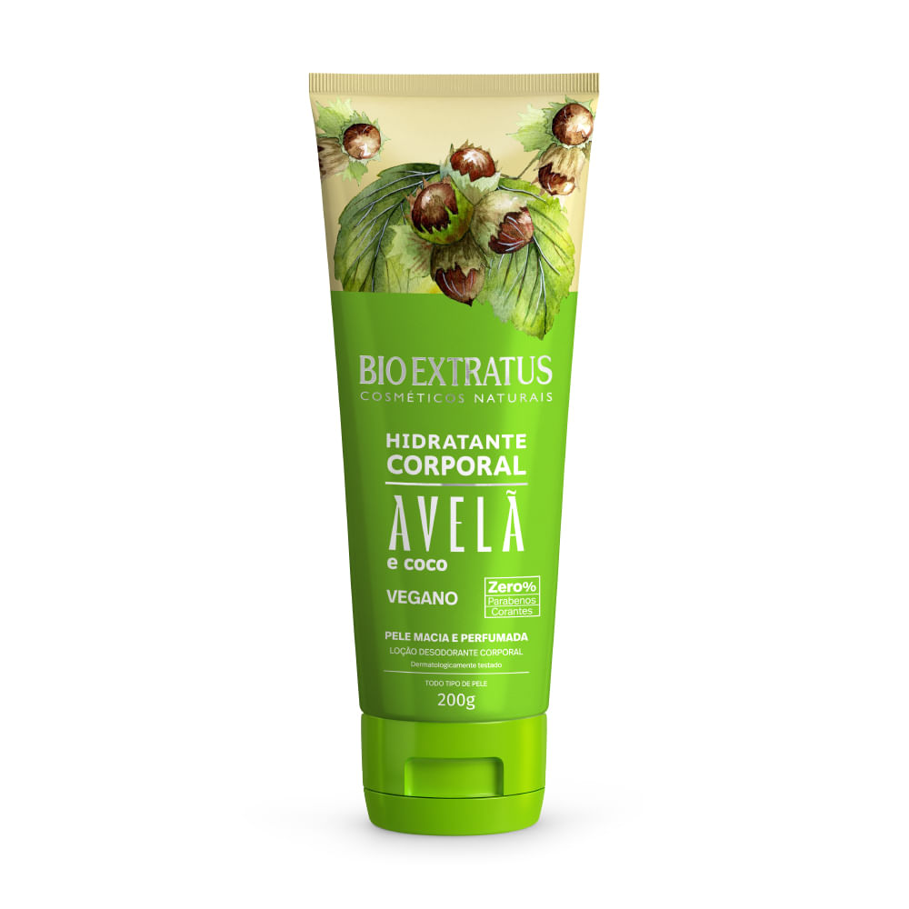 Hidratante Corporal Avelã e Coco Bio Extratus 200G